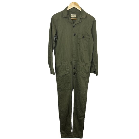 Denim Supply Ralph Lauren Woman S Green Jumpsuit - Picture 1 of 8